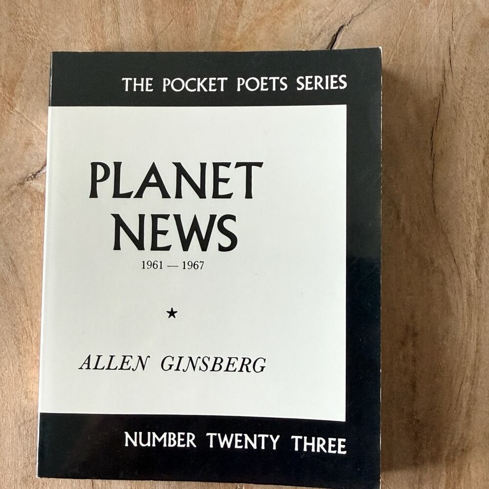 Planet News 1961-1967 by Allen Ginsberg City Lights Pocket Poets No. 23 Paperbac